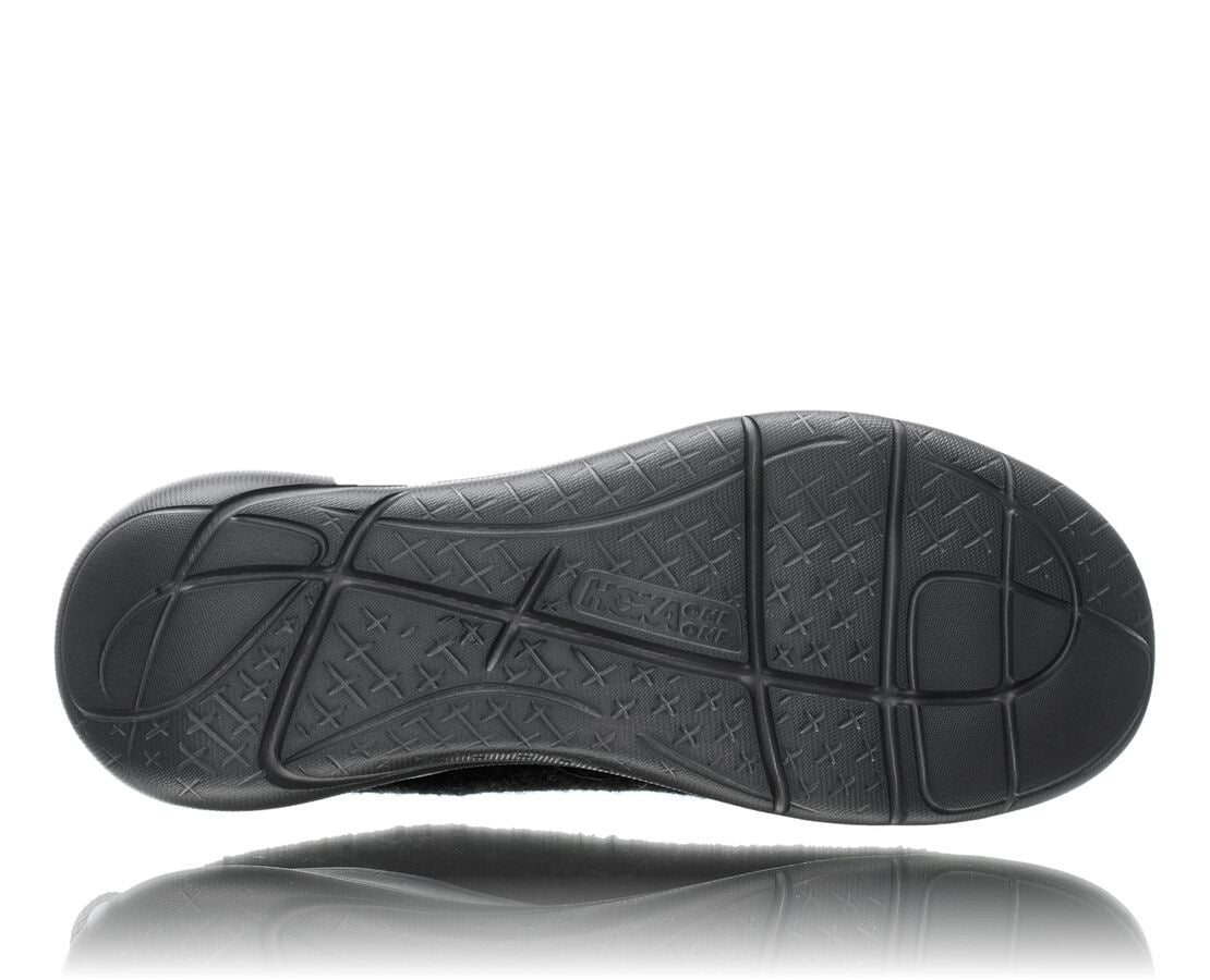 HOKA Black / Dark Shadow - Men's Hupana Flow Wool
