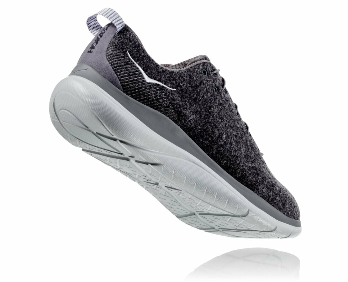 HOKA Dark Shadow / Wild Dove - Women's Hupana Flow Wool