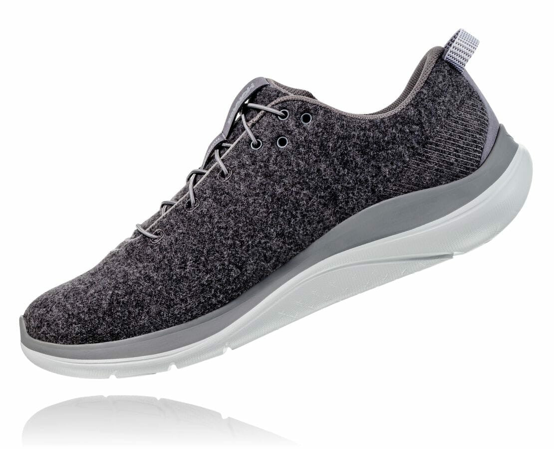 HOKA Dark Shadow / Wild Dove - Women's Hupana Flow Wool