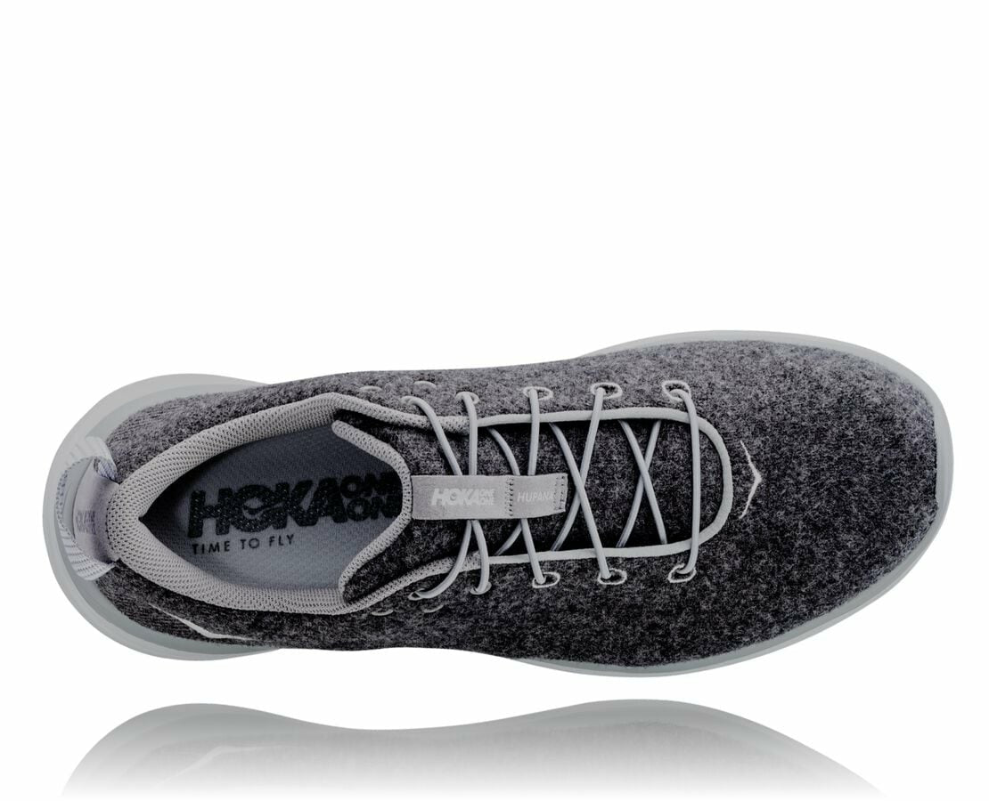 HOKA Dark Shadow / Wild Dove - Women's Hupana Flow Wool