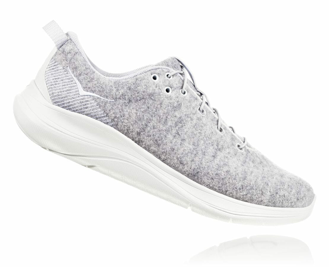 HOKA Lunar Rock / Blanc De Blanc - Women's Hupana Flow Wool