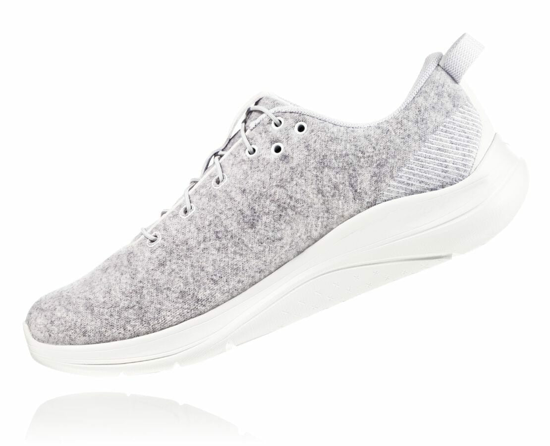 HOKA Lunar Rock / Blanc De Blanc - Women's Hupana Flow Wool