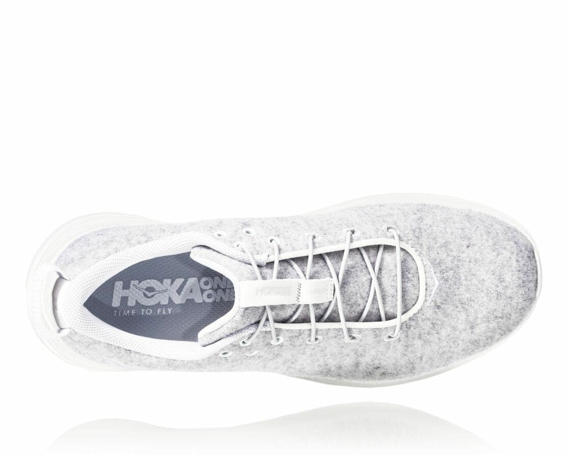 HOKA Lunar Rock / Blanc De Blanc - Women's Hupana Flow Wool