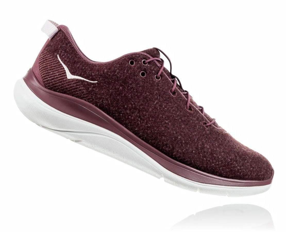HOKA Rose Brown / Evening Sand - Women's Hupana Flow Wool