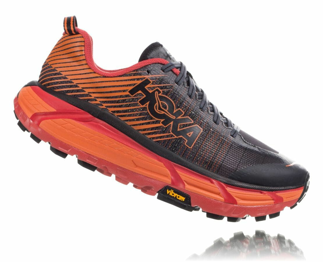 HOKA Black / Poppy Red - Men's EVO Mafate 2