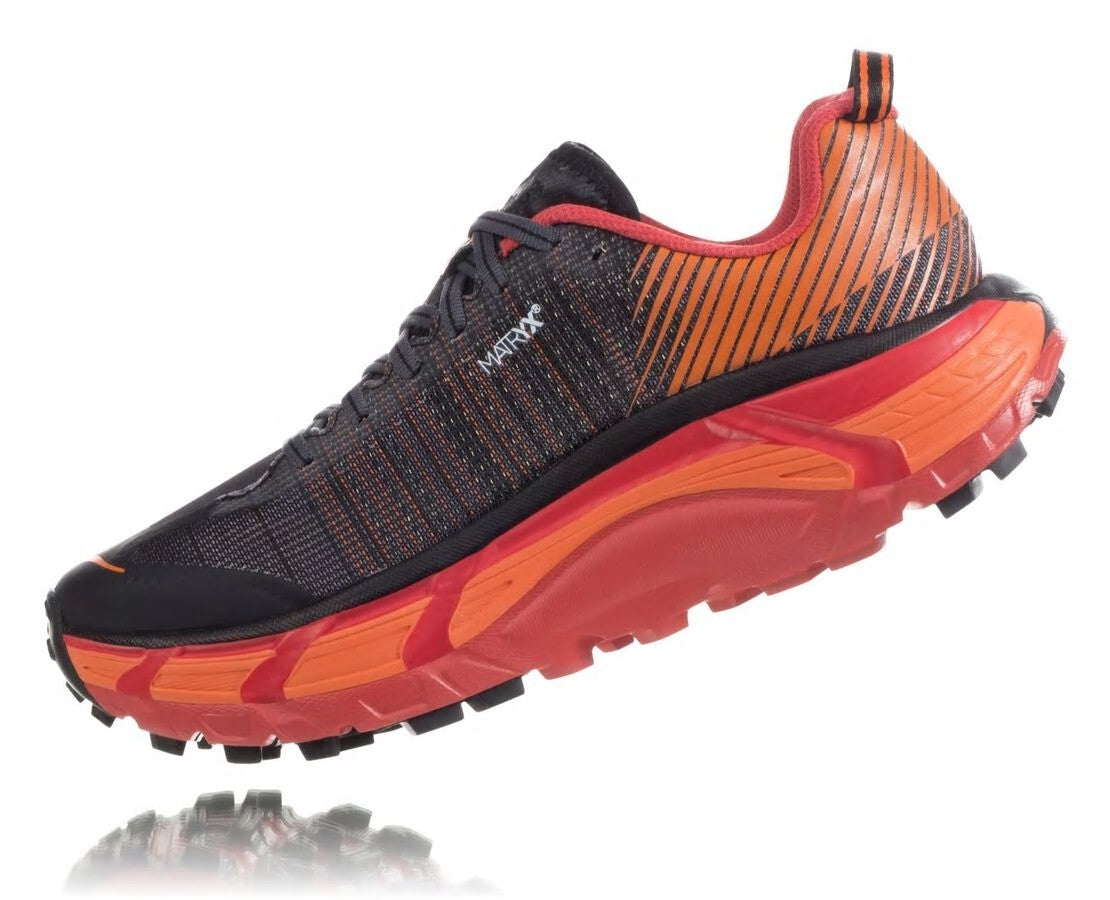 HOKA Black / Poppy Red - Men's EVO Mafate 2