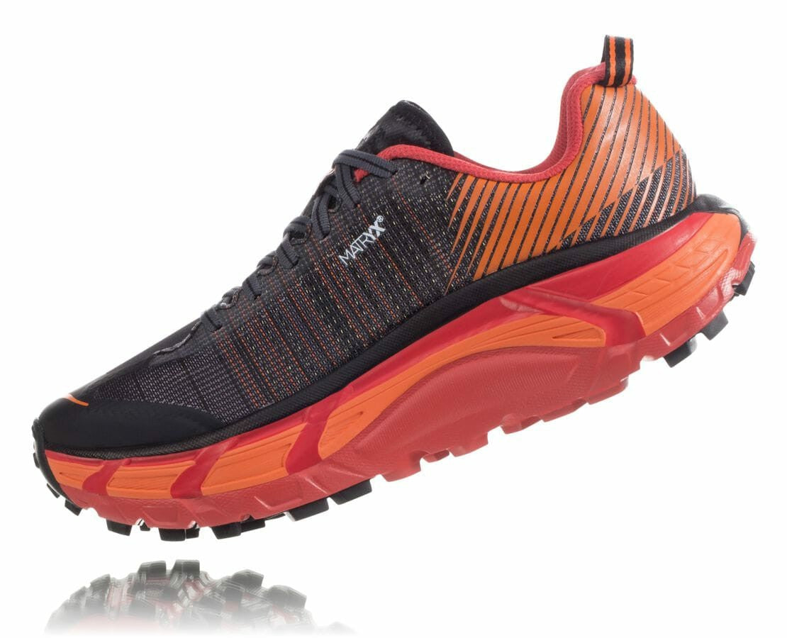 HOKA Black / Poppy Red - Women's EVO Mafate 2