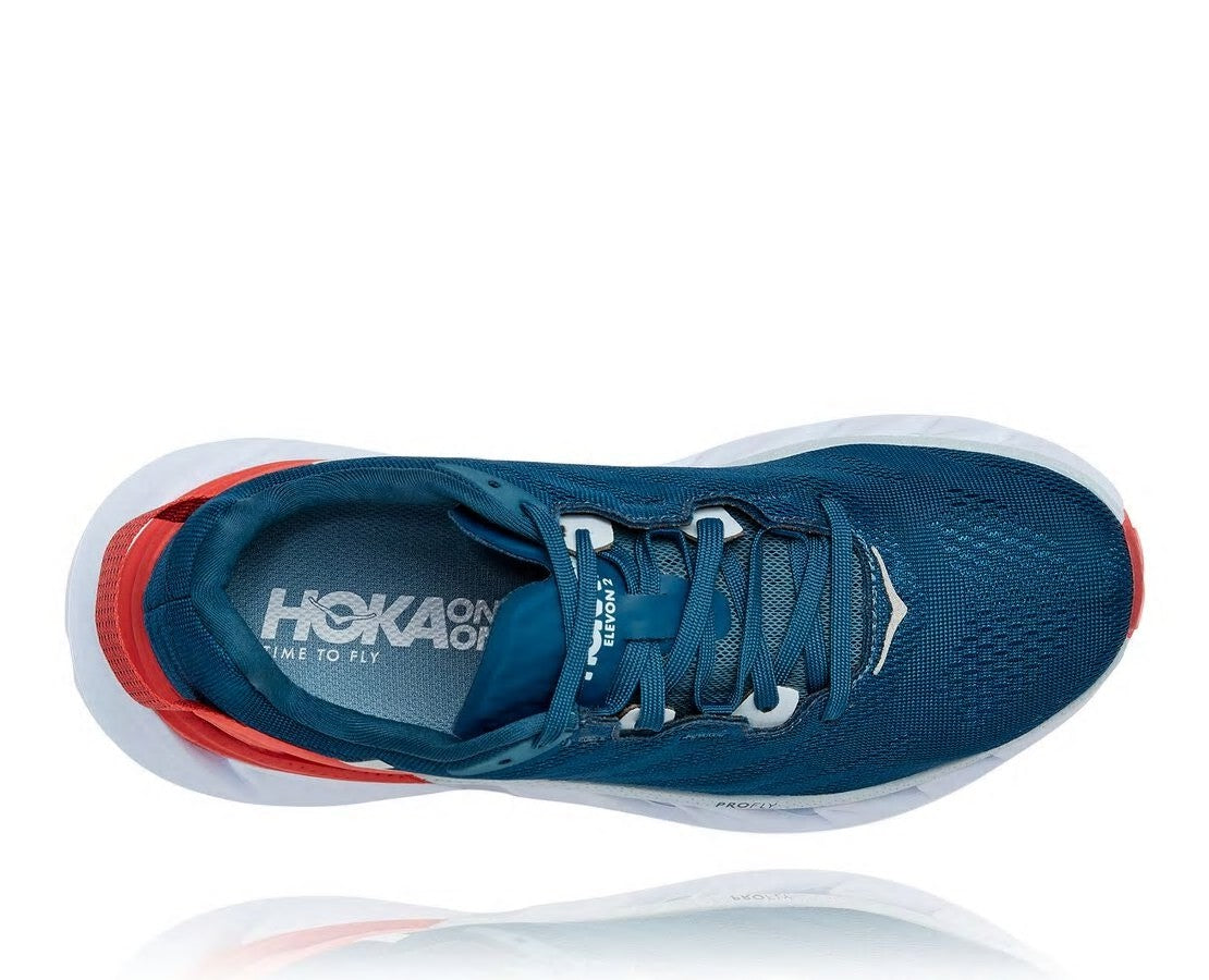 HOKA Moroccan Blue / Hot Coral - Women's Elevon 2