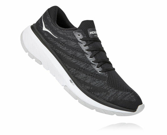 HOKA Black / White - Men's Cavu 3