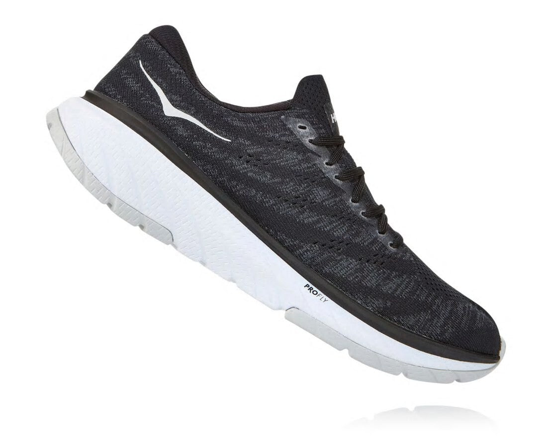 HOKA Black / White - Men's Cavu 3