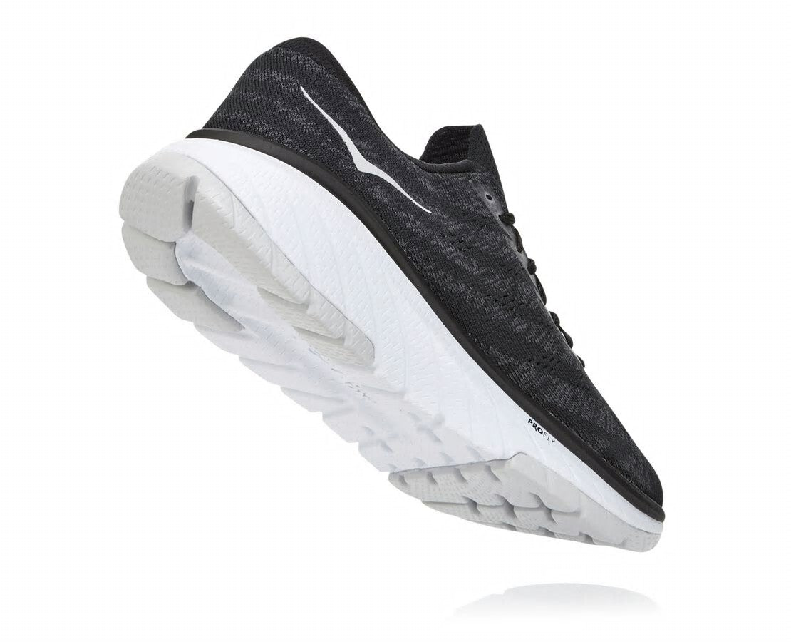 HOKA Black / White - Men's Cavu 3