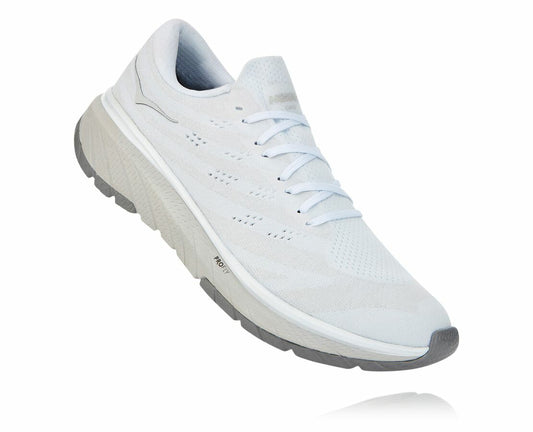 HOKA White / Nimbus Cloud - Men's Cavu 3