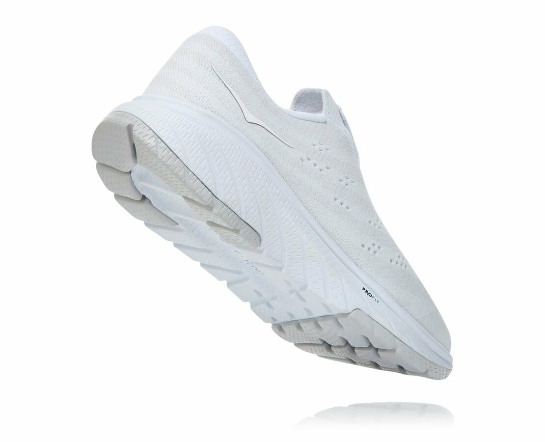 HOKA White / Lunar Rock - Women's Cavu 3 Slip