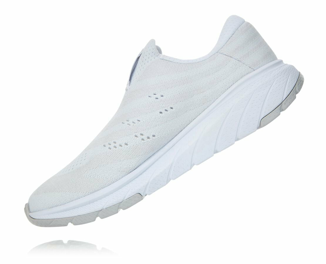 HOKA White / Lunar Rock - Women's Cavu 3 Slip