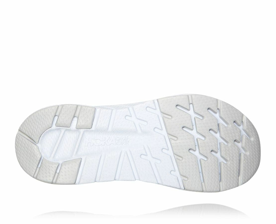 HOKA White / Lunar Rock - Women's Cavu 3 Slip