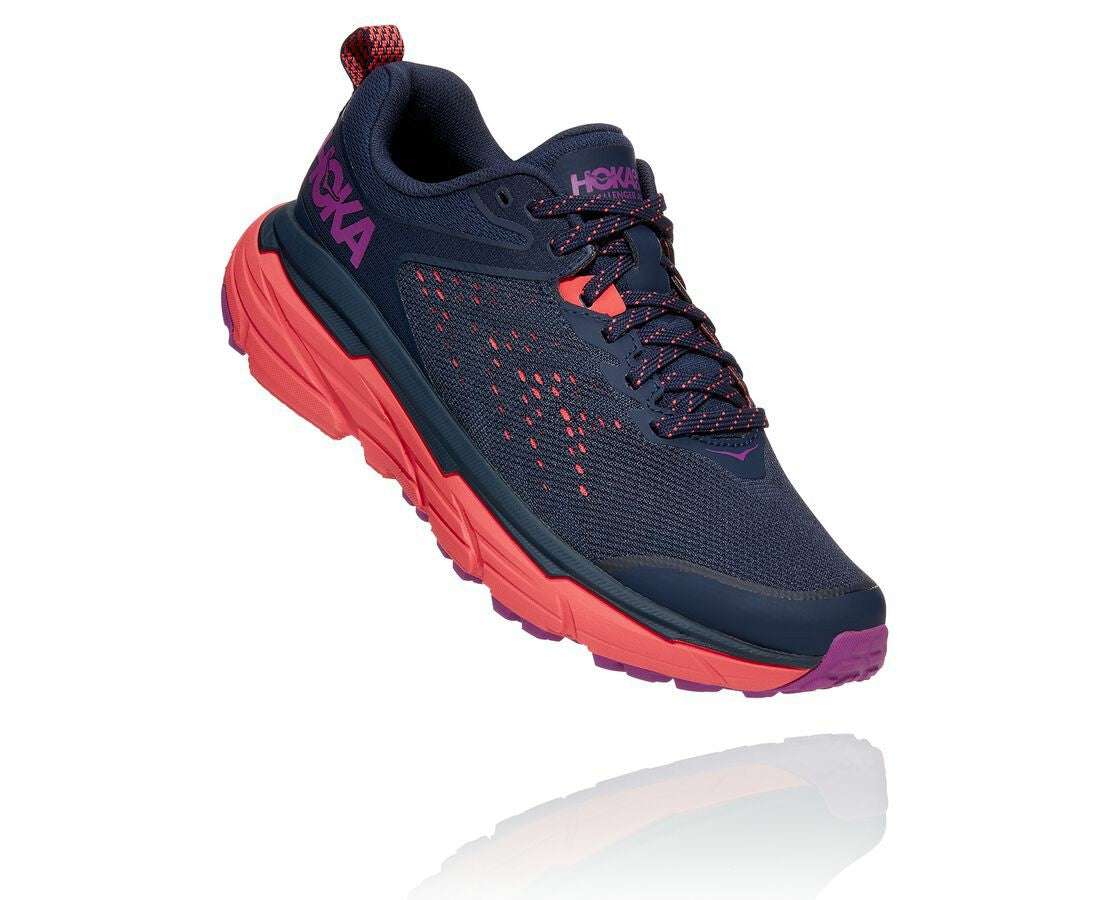 HOKA Black Iris / Hot Coral - Women's Challenger ATR 6
