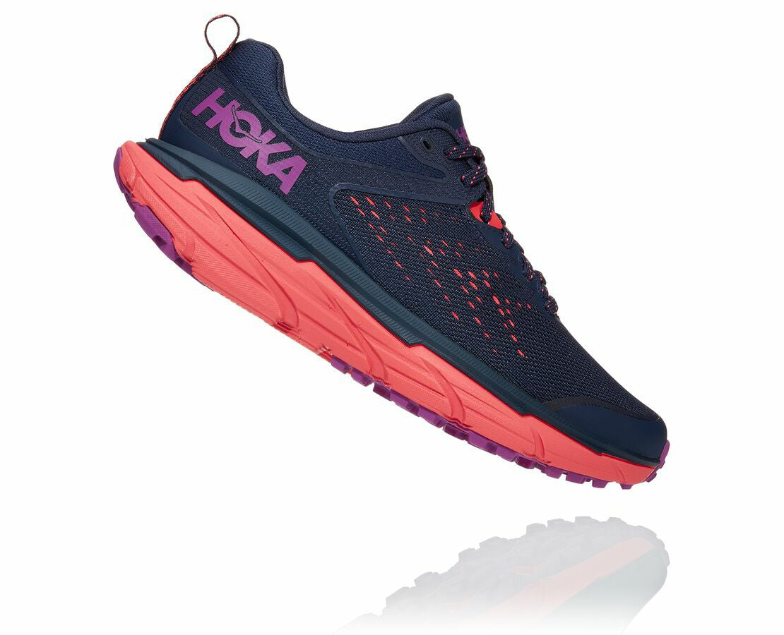 HOKA Black Iris / Hot Coral - Women's Challenger ATR 6