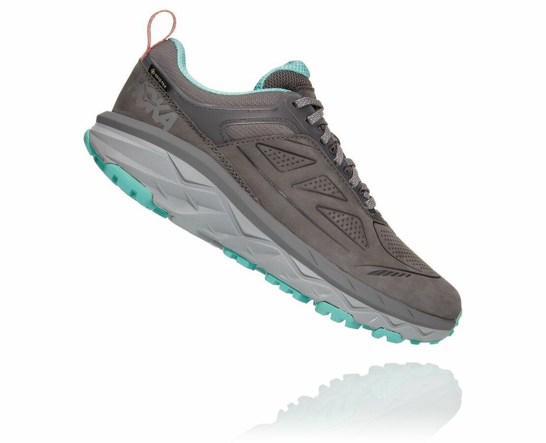 HOKA Charcoal Gray / Wild Dove - Women's Challenger Low GORE-TEX
