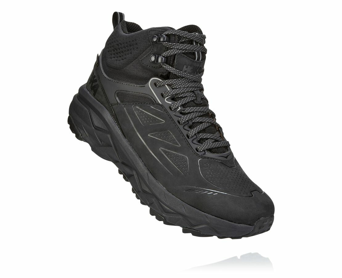 HOKA Black - Men's Challenger Mid GORE-TEX