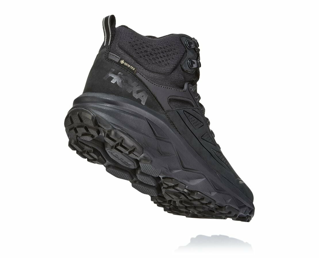 HOKA Black - Men's Challenger Mid GORE-TEX