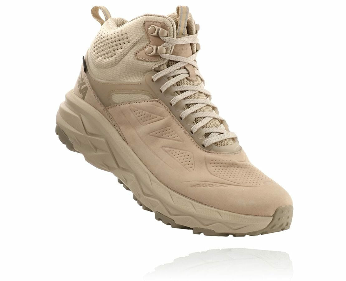 HOKA Oxford Tan/ Dune - Men's Challenger Mid GORE-TEX