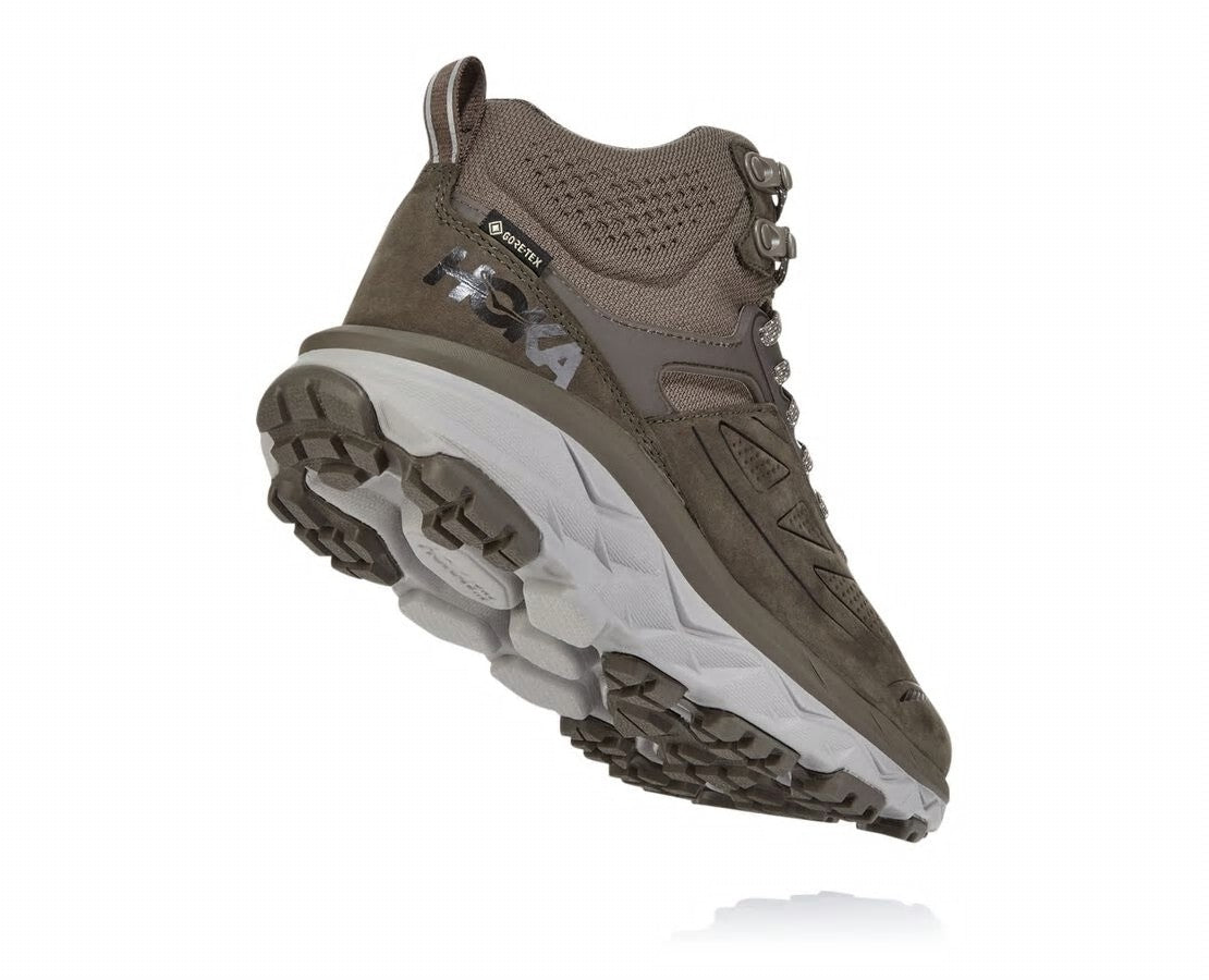 HOKA Major Brown / Heather - Women's Challenger Mid GORE-TEX