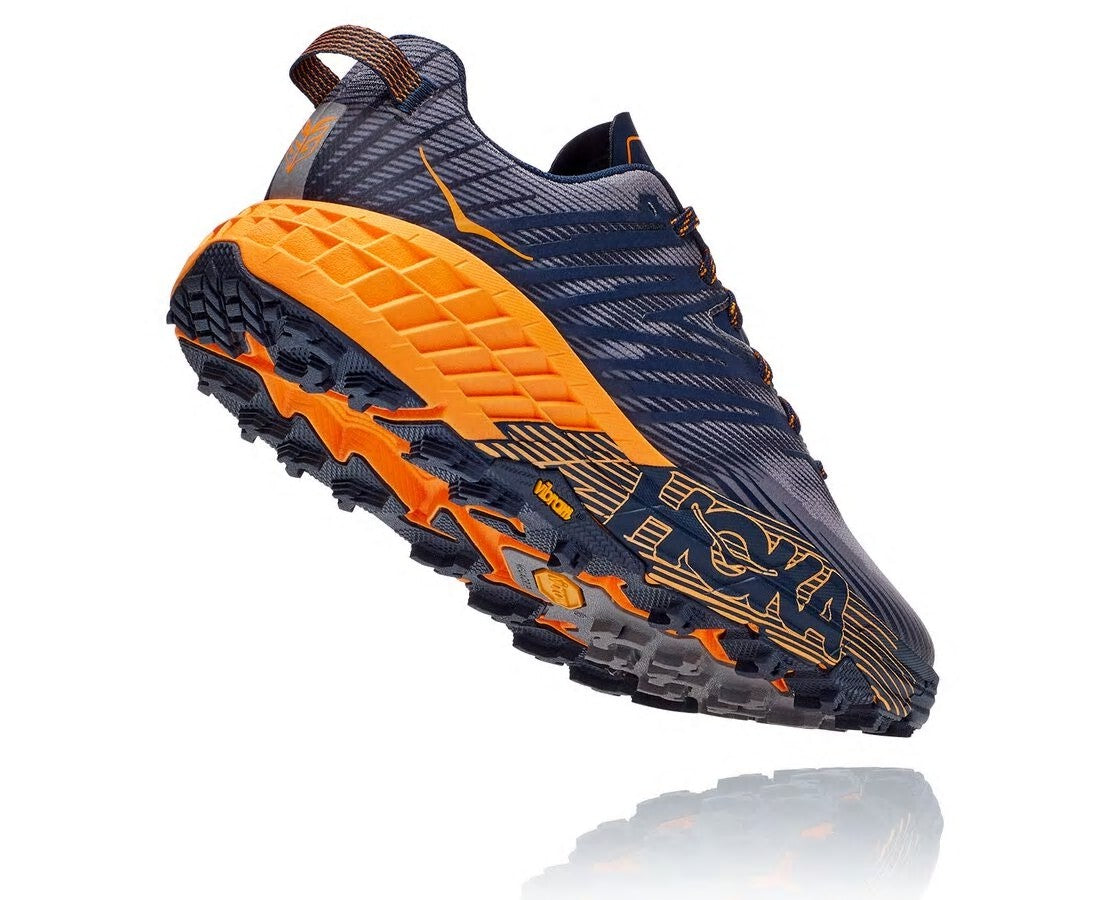 HOKA Black Iris / Bright Marigold - Men's Speedgoat 4