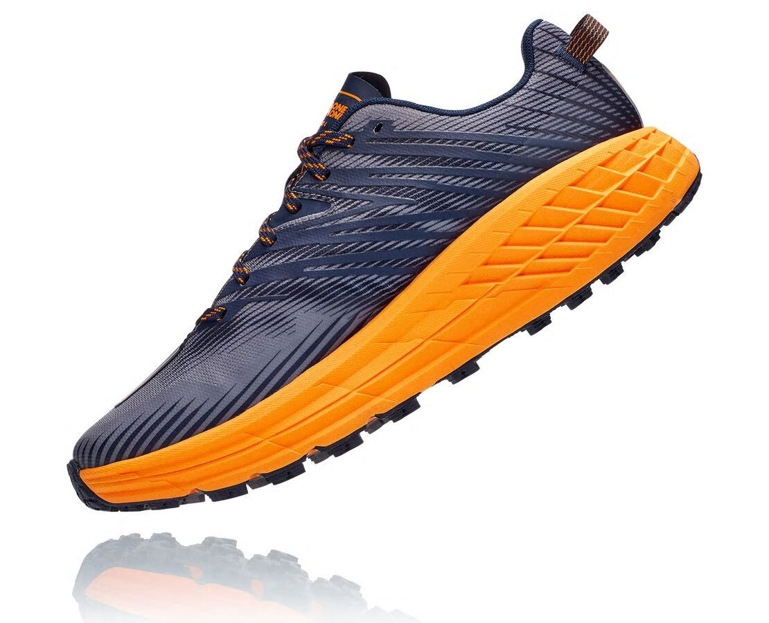 HOKA Black Iris / Bright Marigold - Men's Speedgoat 4