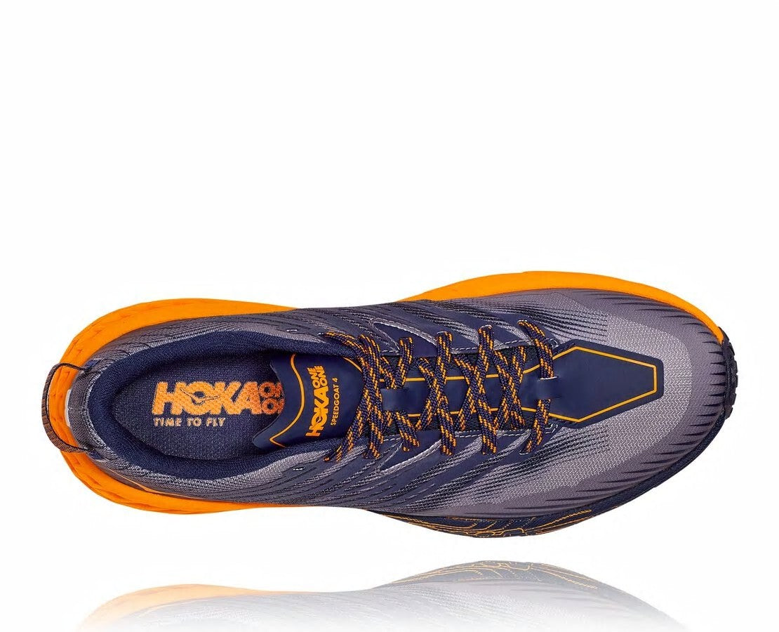 HOKA Black Iris / Bright Marigold - Men's Speedgoat 4