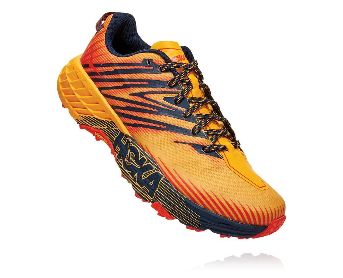 HOKA Gold Fusion / Black Iris - Men's Speedgoat 4