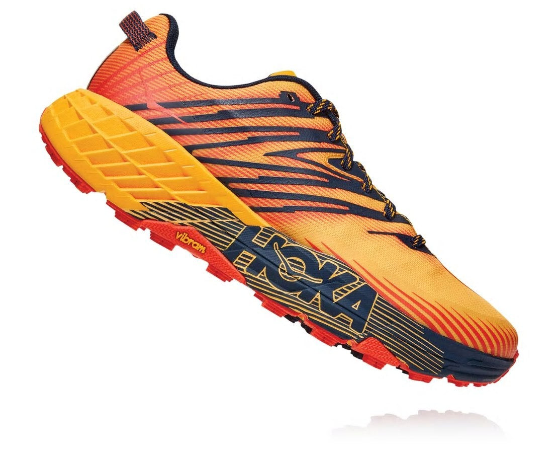 HOKA Gold Fusion / Black Iris - Men's Speedgoat 4