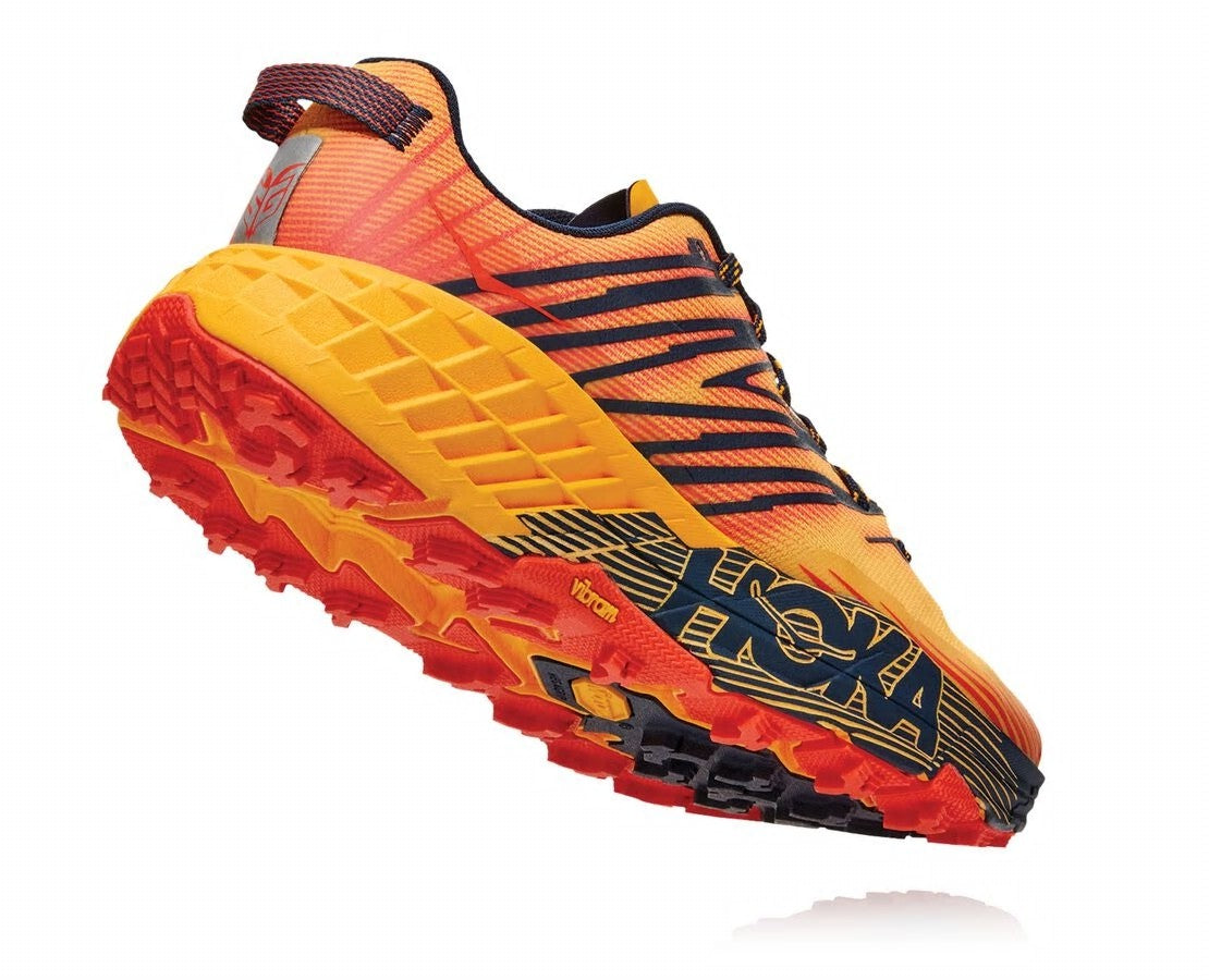 HOKA Gold Fusion / Black Iris - Men's Speedgoat 4
