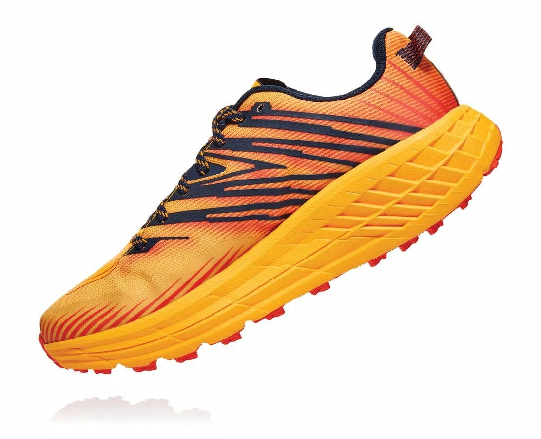 HOKA Gold Fusion / Black Iris - Men's Speedgoat 4