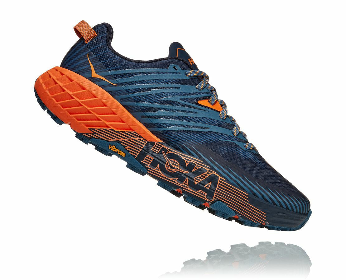 HOKA Real Teal / Persimmon Orange - Men's Speedgoat 4
