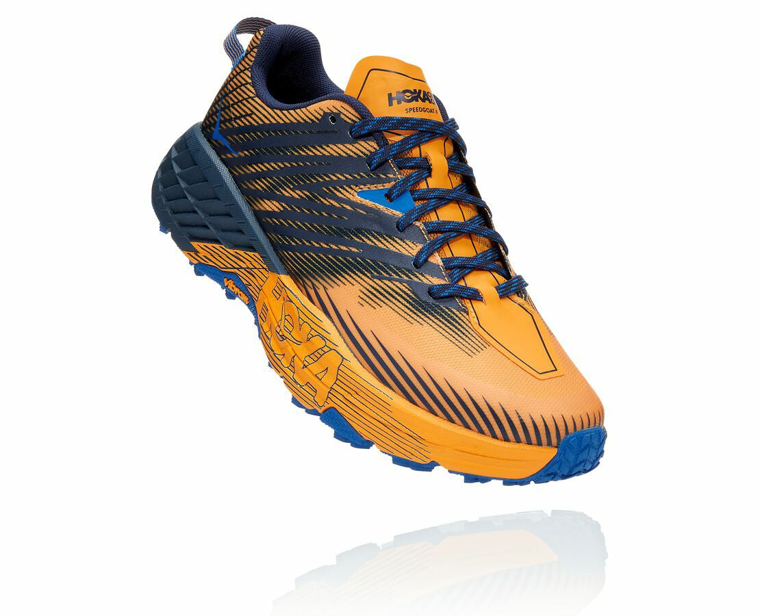 HOKA Saffron / Black Iris - Men's Speedgoat 4