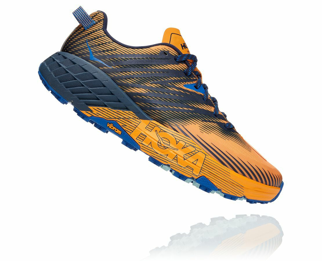 HOKA Saffron / Black Iris - Men's Speedgoat 4