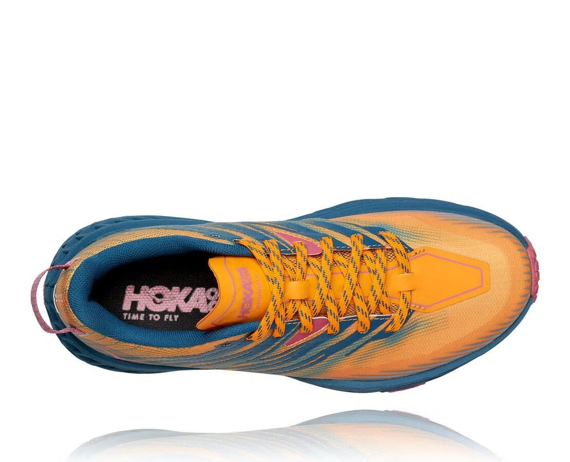 HOKA Saffron / Provincial Blue - Women's Speedgoat 4