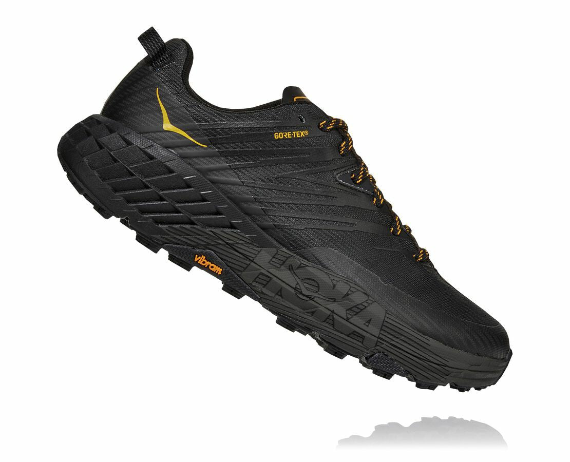 HOKA Anthracite / Dark Gull Grey - Men's Speedgoat 4 GORE-TEX