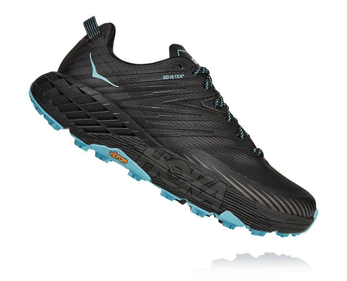 HOKA Anthracite / Dark Gull Grey - Women's Speedgoat 4 GORE-TEX