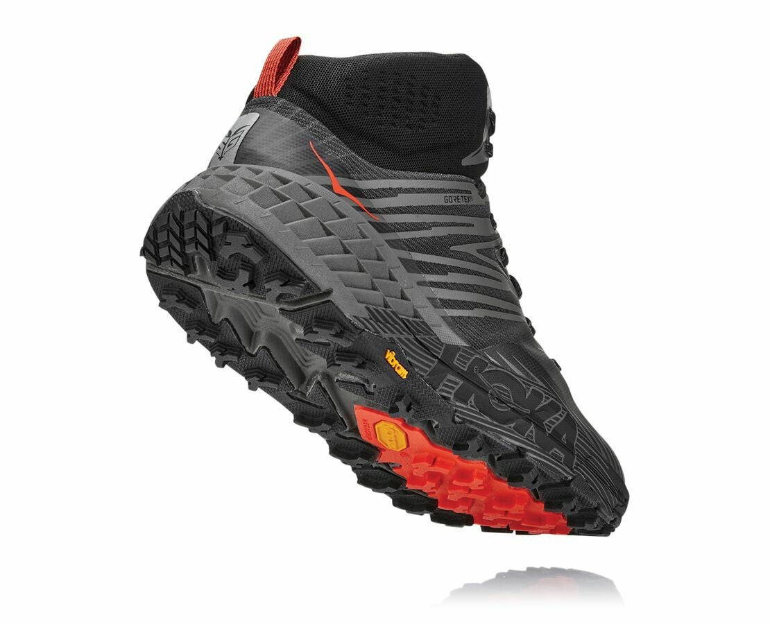 HOKA Anthracite / Dark Gull Grey - Men's Speedgoat Mid GORE-TEX 2
