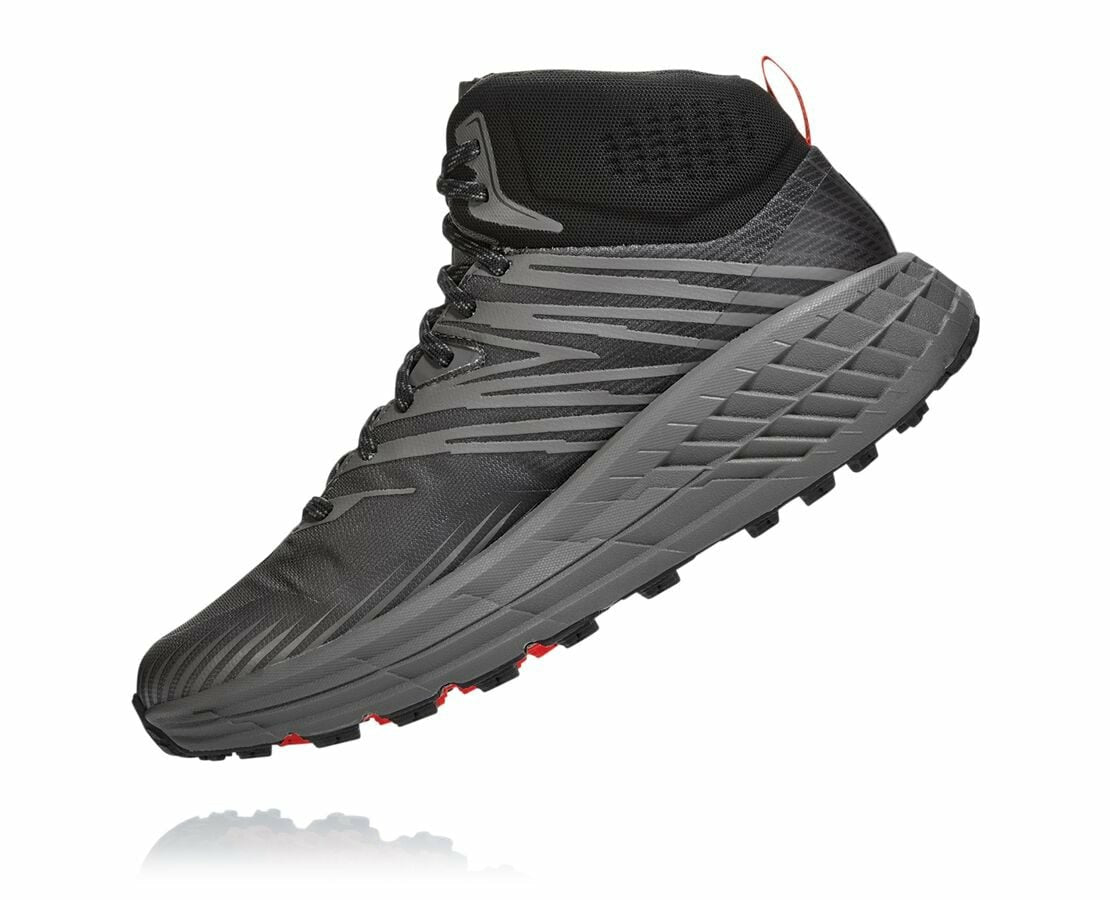 HOKA Anthracite / Dark Gull Grey - Men's Speedgoat Mid GORE-TEX 2