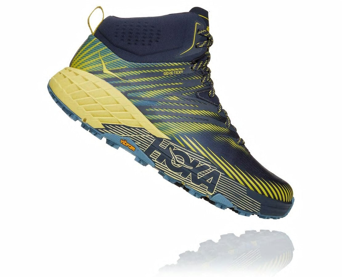 HOKA Ombre Blue / Blue Sheen - Men's Speedgoat Mid GORE-TEX 2