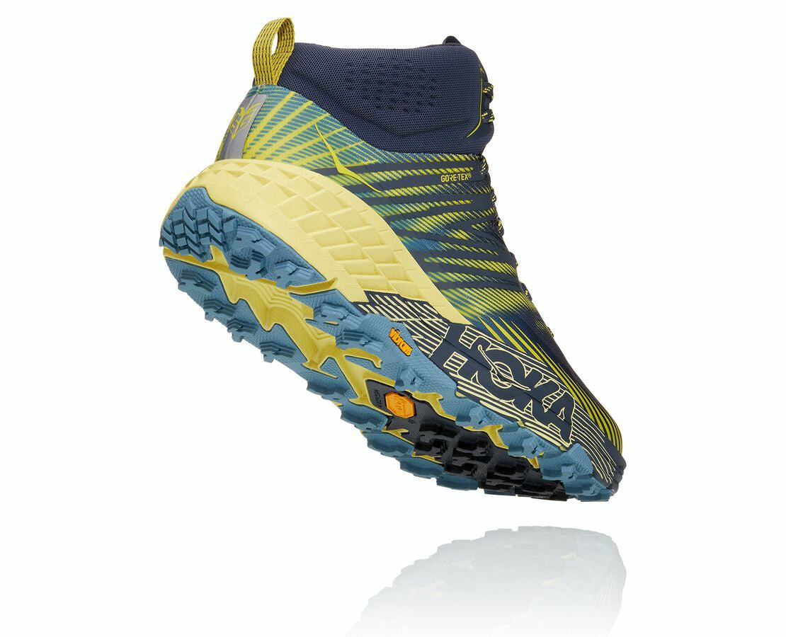 HOKA Ombre Blue / Blue Sheen - Men's Speedgoat Mid GORE-TEX 2