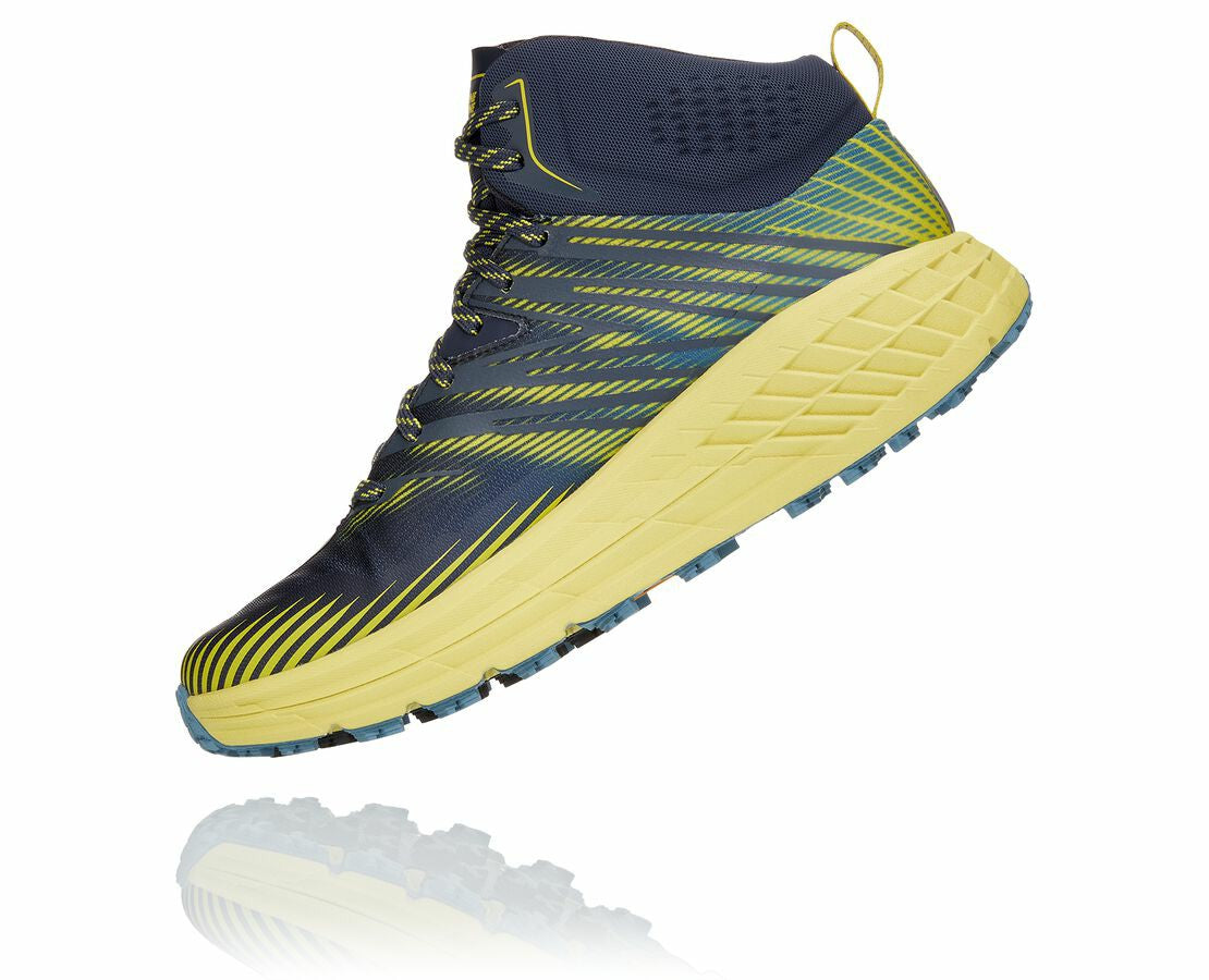 HOKA Ombre Blue / Blue Sheen - Men's Speedgoat Mid GORE-TEX 2