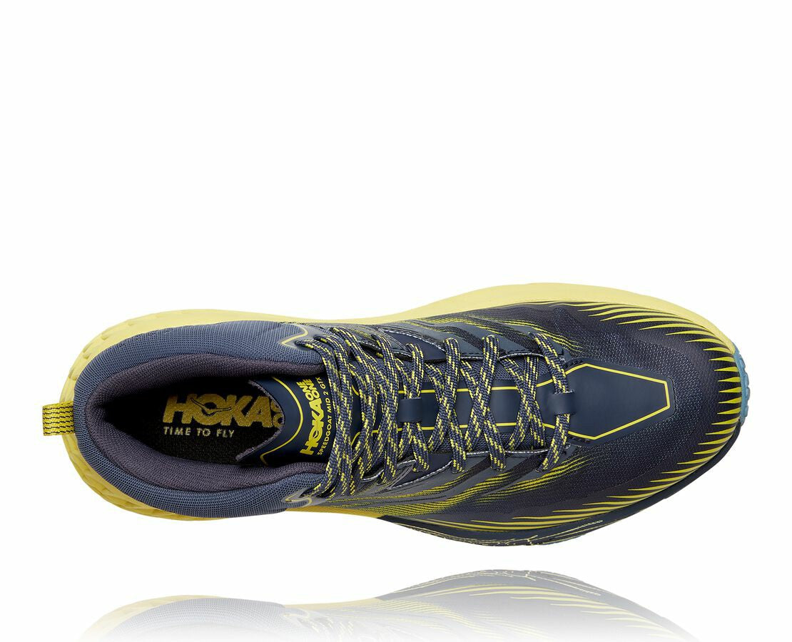 HOKA Ombre Blue / Blue Sheen - Men's Speedgoat Mid GORE-TEX 2