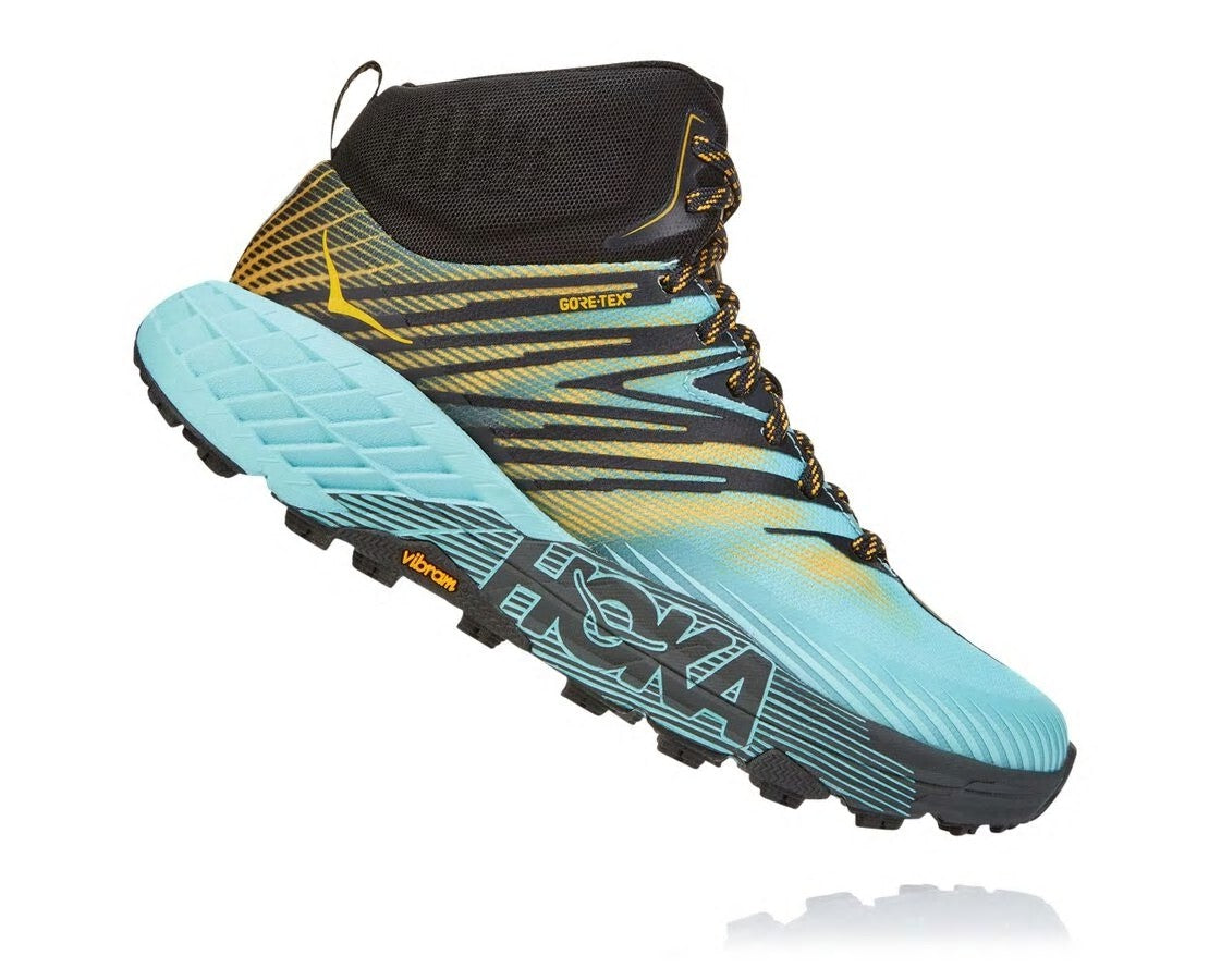 HOKA Antigua Sand / Golden Rod - Women's Speedgoat Mid GORE-TEX 2