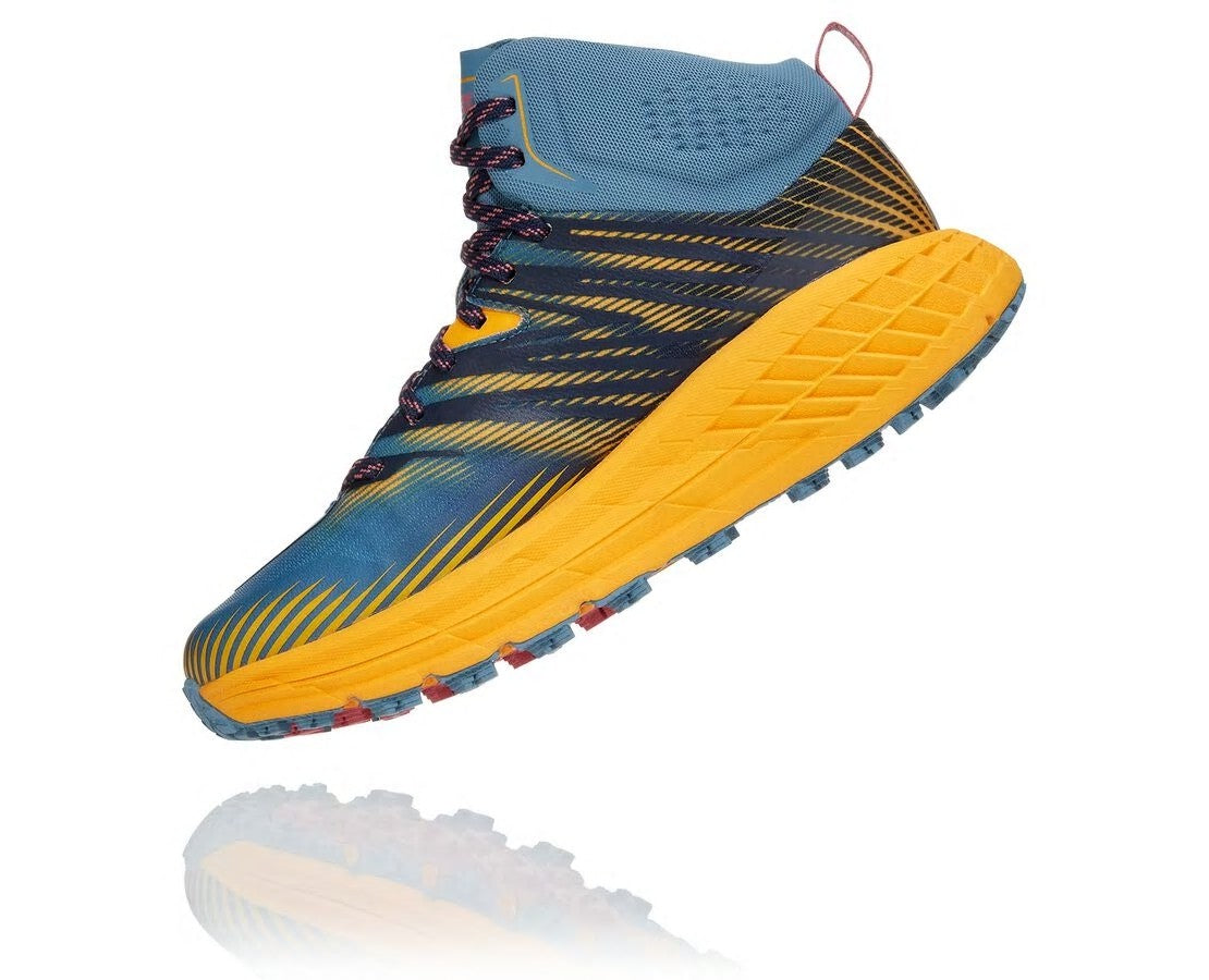HOKA Provincial Blue / Saffron - Women's Speedgoat Mid GORE-TEX 2