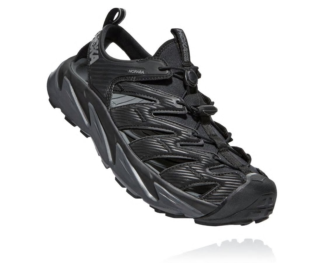 HOKA Black / Dark Shadow - Men's Hopara