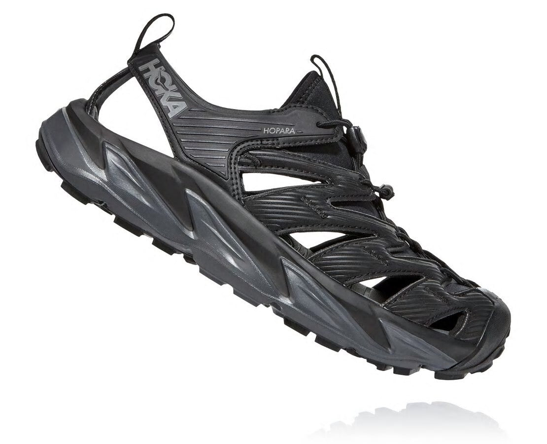HOKA Black / Dark Shadow - Men's Hopara