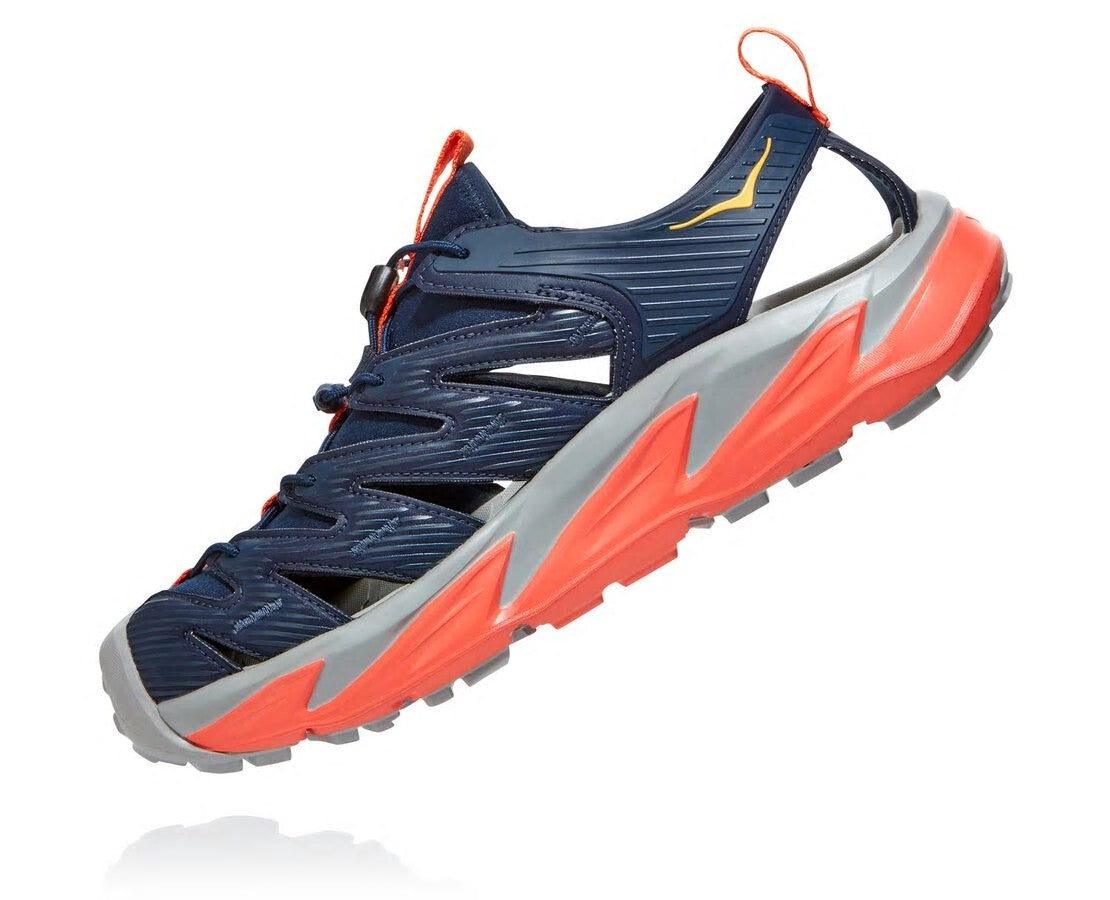 HOKA Black Iris / Mandarin Red - Men's Hopara